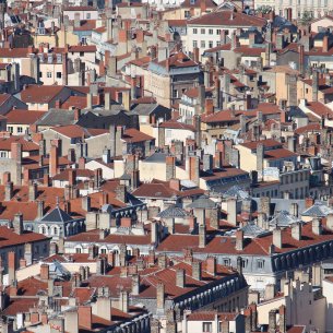 Les toits de Lyon.