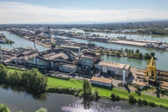 Vue aérienne du projet Calorie Kehl-Strasbourg