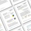 Plusieurs documents contenant du texte et des graphiques sont placés côte à côte.