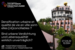 Veranstaltungstitel und Bild vom Hundertwasserhaus in Magdeburg